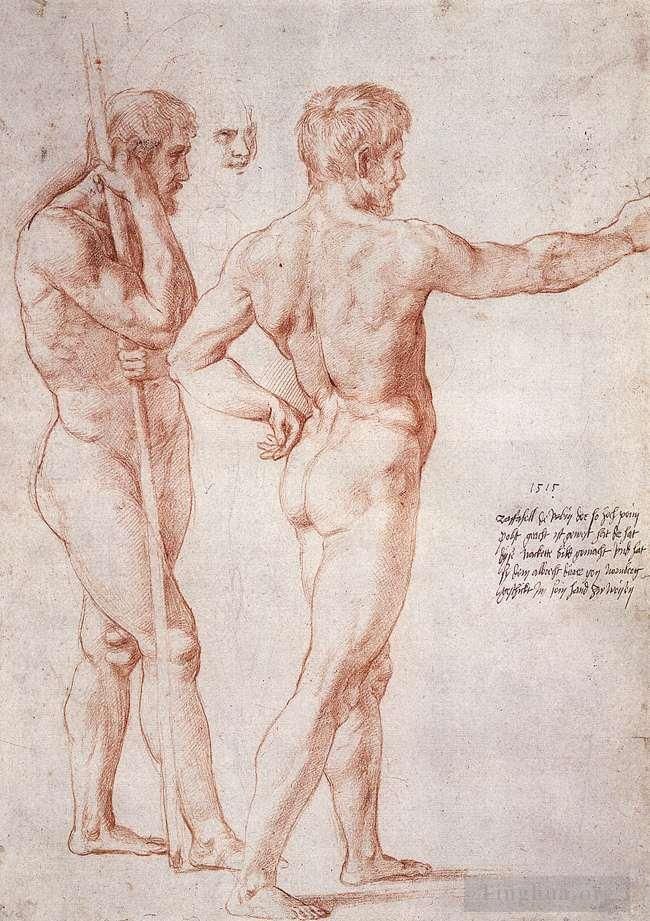 Raphaël Types de peintures - Étude de nu
