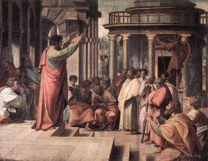Raphaël œuvres - Saint Paul prêchant à Athènes