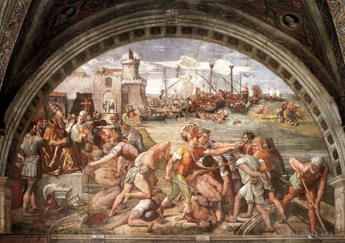 Raphaël Types de peintures - La bataille d'Ostie