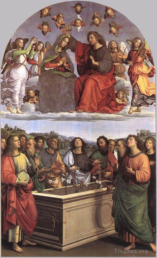 Raphaël Types de peintures - Autel du couronnement de la Vierge Oddi