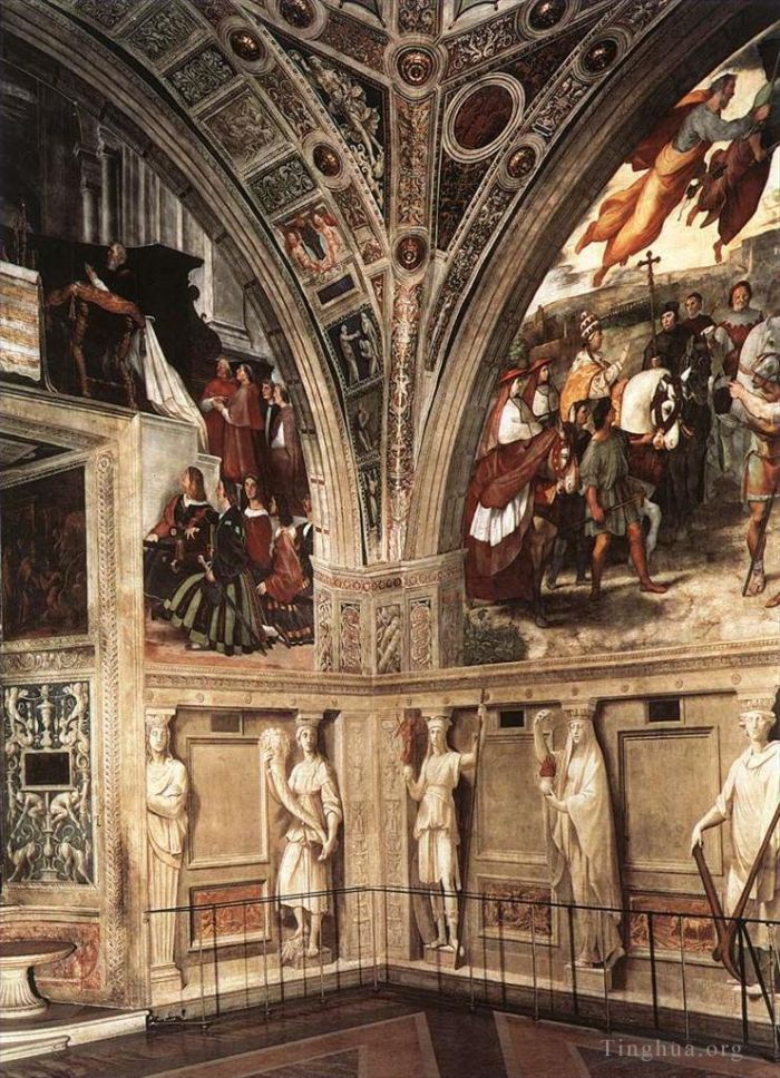 Raphaël Types de peintures - Vue de la Stanza di Eliodoro