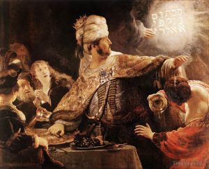 Rembrandt Harmenszoon van Rijn œuvres - Fête de Belshazzars