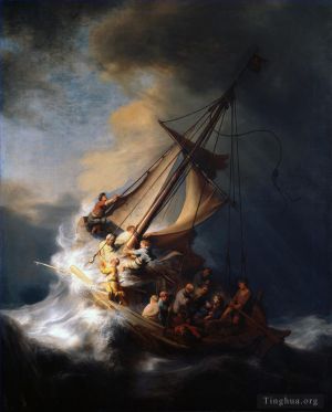 Rembrandt Harmenszoon van Rijn œuvres - Le Christ dans la tempête sur la mer de Galilée