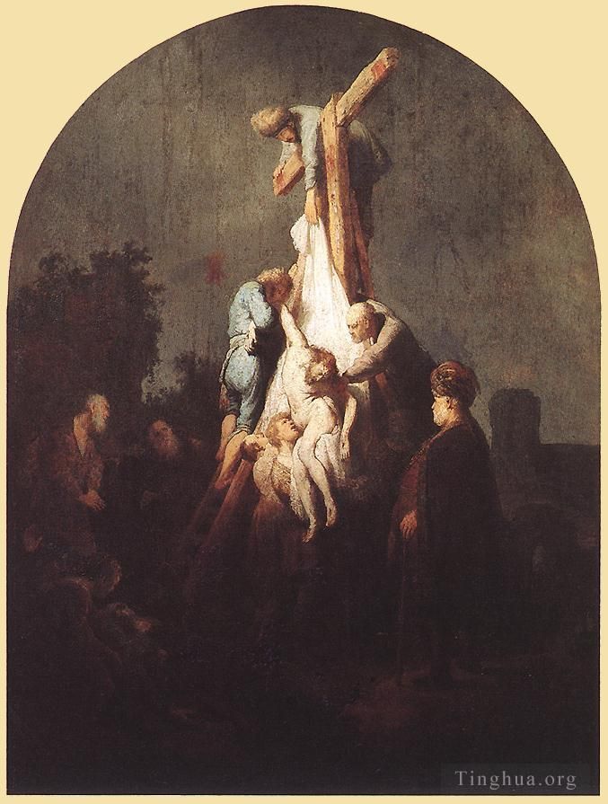 Rembrandt Harmenszoon van Rijn Peinture à l'huile - Déposition de la Croix