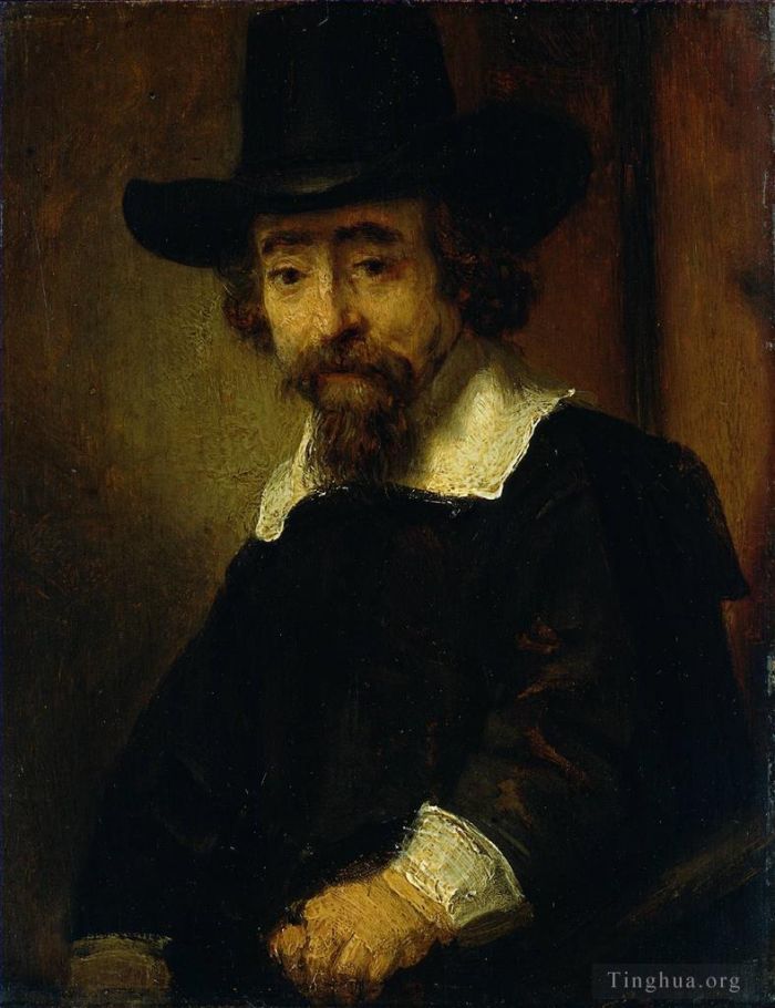 Rembrandt Harmenszoon van Rijn Peinture à l'huile - Dr Ephraim Bueno, médecin et écrivain juif