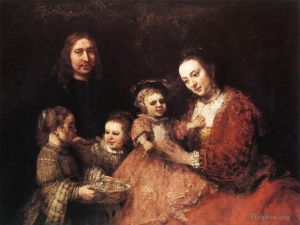 Rembrandt Harmenszoon van Rijn œuvres - Groupe familial