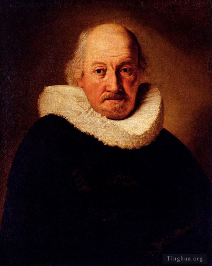 Rembrandt Harmenszoon van Rijn Peinture à l'huile - Portrait d'un vieil homme