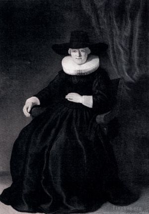Rembrandt Harmenszoon van Rijn œuvres - Portrait De Maria Bockenolle
