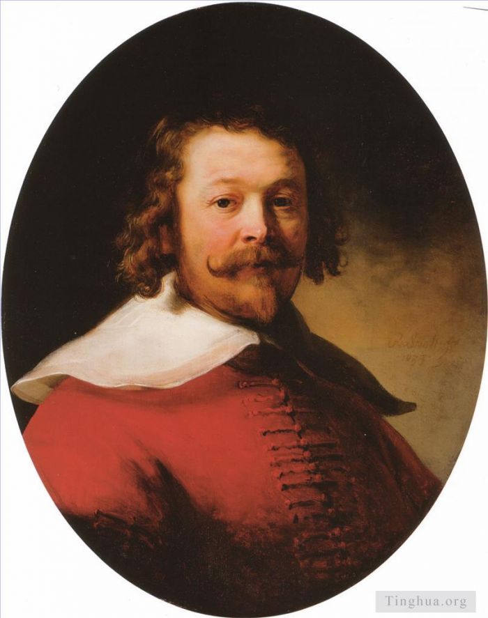 Rembrandt Harmenszoon van Rijn Peinture à l'huile - Portrait d'un homme barbu