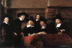 Rembrandt Harmenszoon van Rijn œuvres - Échantillonnage des responsables de la DrapersGuild