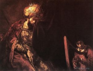 Rembrandt Harmenszoon van Rijn œuvres - Saül et David