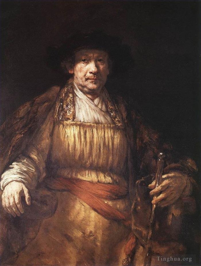 Rembrandt Harmenszoon van Rijn Peinture à l'huile - Autoportrait 1658