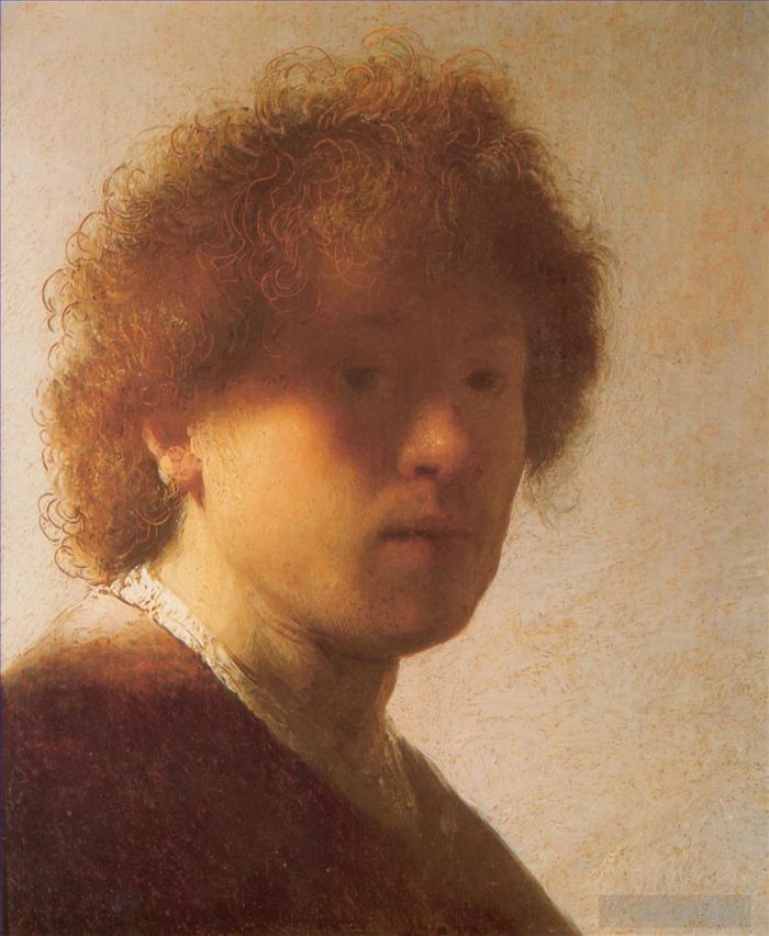 Rembrandt Harmenszoon van Rijn Peinture à l'huile - Autoportrait 1628