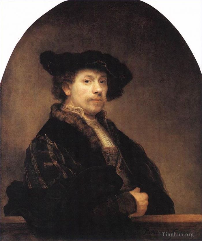 Rembrandt Harmenszoon van Rijn Peinture à l'huile - Autoportrait 1640