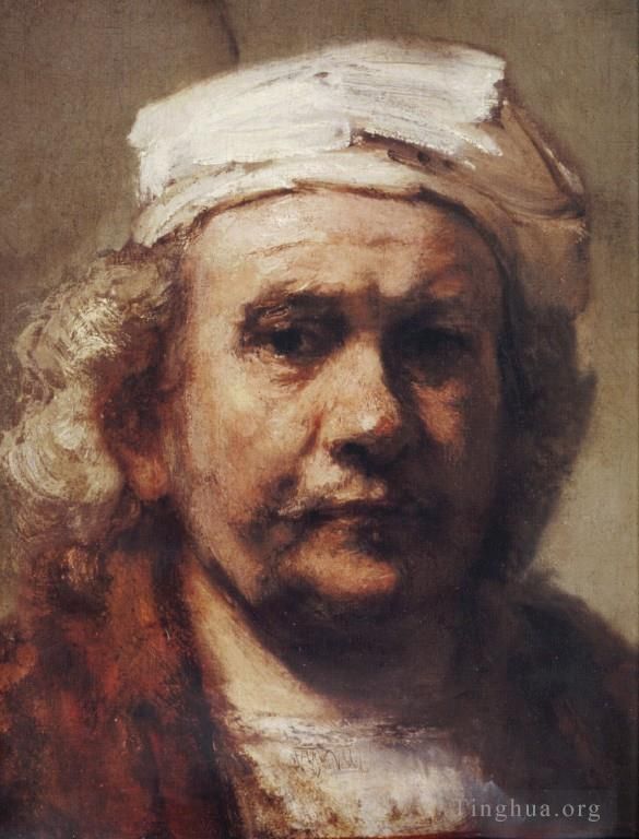 Rembrandt Harmenszoon van Rijn Peinture à l'huile - Autoportrait détective