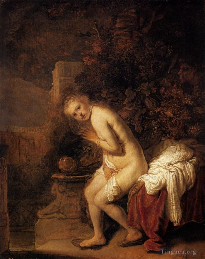 Rembrandt Harmenszoon van Rijn Peinture à l'huile - Suzanne