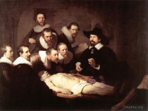 Rembrandt Harmenszoon van Rijn œuvres - La conférence d'anatomie du Dr Nicolaes Tulp