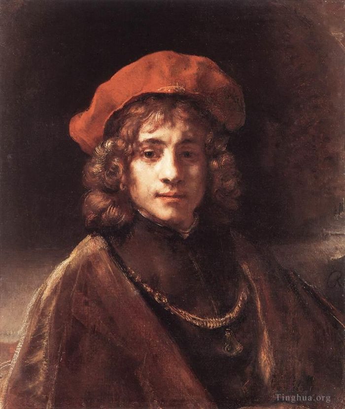 Rembrandt Harmenszoon van Rijn Peinture à l'huile - Le fils de l'artiste Titus