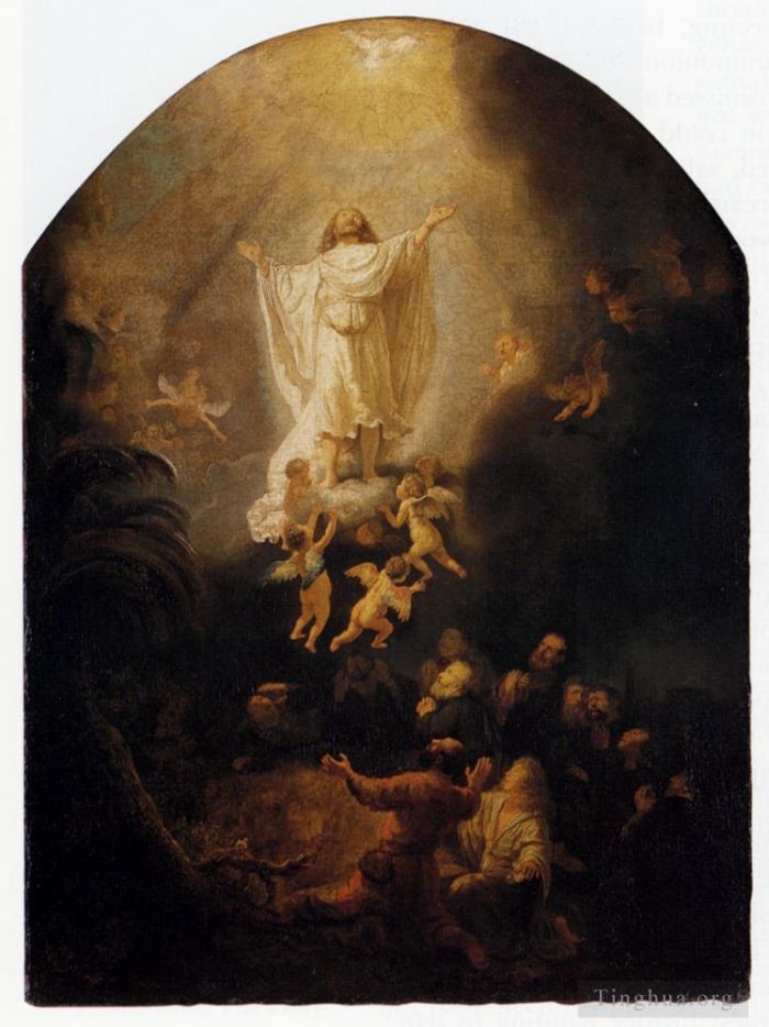 Rembrandt Harmenszoon van Rijn Peinture à l'huile - L'Ascension du Christ