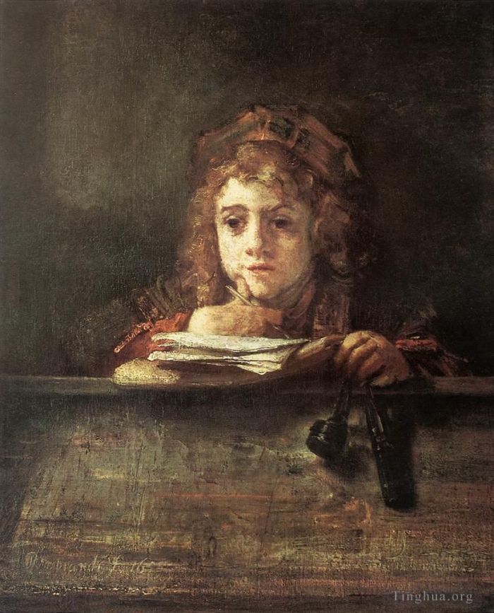 Rembrandt Harmenszoon van Rijn Peinture à l'huile - Tite