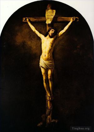 Rembrandt Harmenszoon van Rijn œuvres - Christ en croix 1631