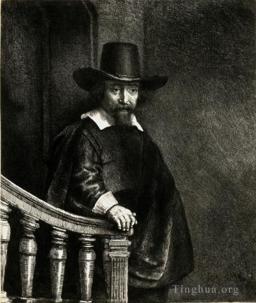 Rembrandt Harmenszoon van Rijn Types de peintures - Ephraim Bonus Médecin juif SIL