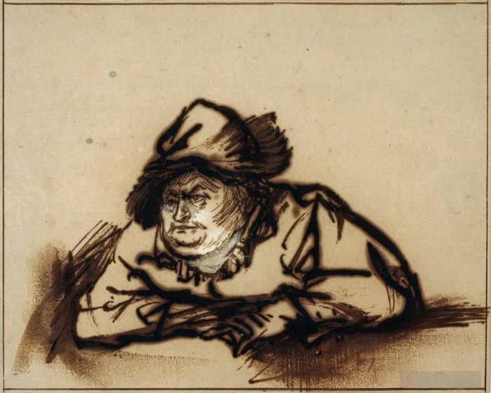 Rembrandt Harmenszoon van Rijn Types de peintures - Portrait de Willem Bartholsz Ruyter RJM