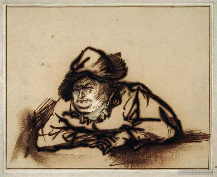 Rembrandt Harmenszoon van Rijn Types de peintures - Portrait de Willem Bartholsz Ruyter
