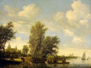 Salomon van Ruysdael œuvres - Traversier