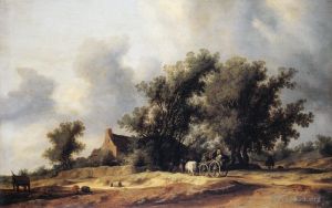 Salomon van Ruysdael œuvres - Route
