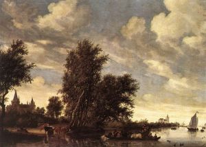 Salomon van Ruysdael œuvres - Le ferry
