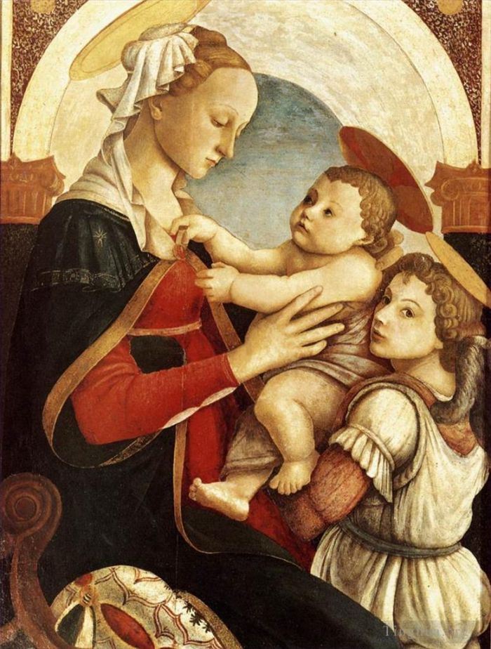 Sandro Botticelli Types de peintures - Vierge à l'Enfant avec un ange