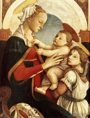 Sandro Botticelli œuvres - Vierge à l'Enfant avec un ange
