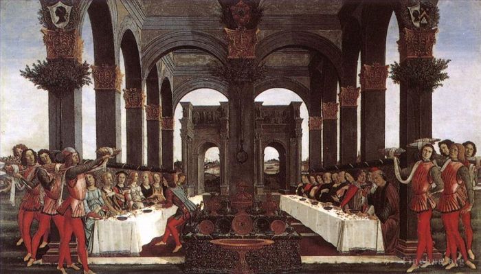 Sandro Botticelli Types de peintures - Nastagio quatrième