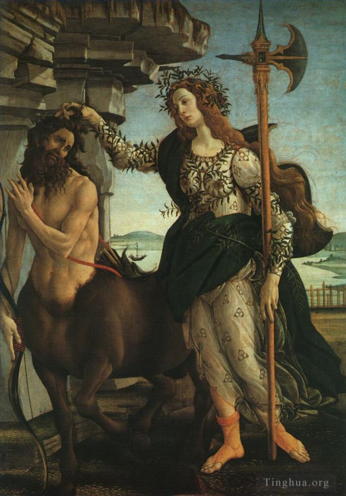 Sandro Botticelli Types de peintures - Pallas et le centaure