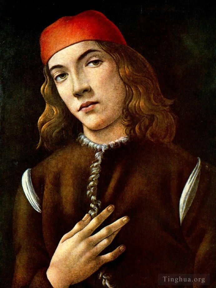 Sandro Botticelli Types de peintures - Portrait d'un jeune homme 1483