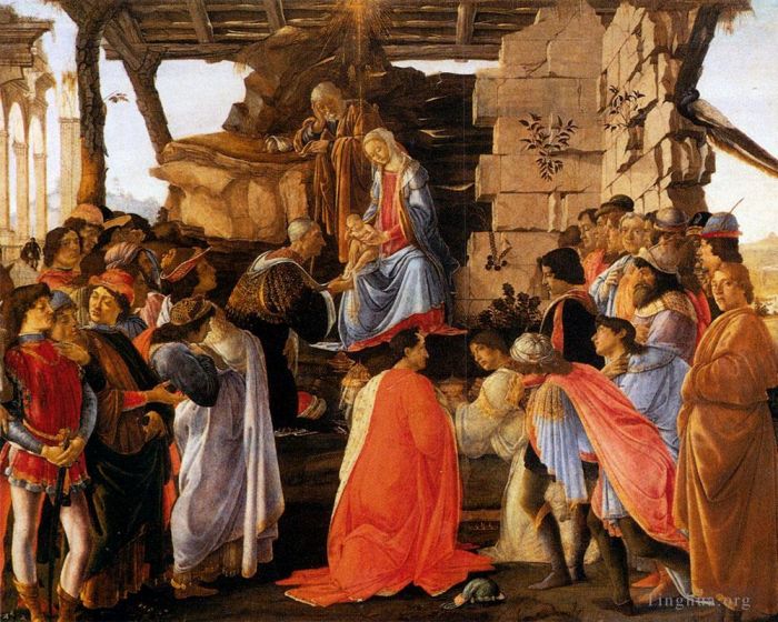 Sandro Botticelli Types de peintures - Sadro Adoration des Mages