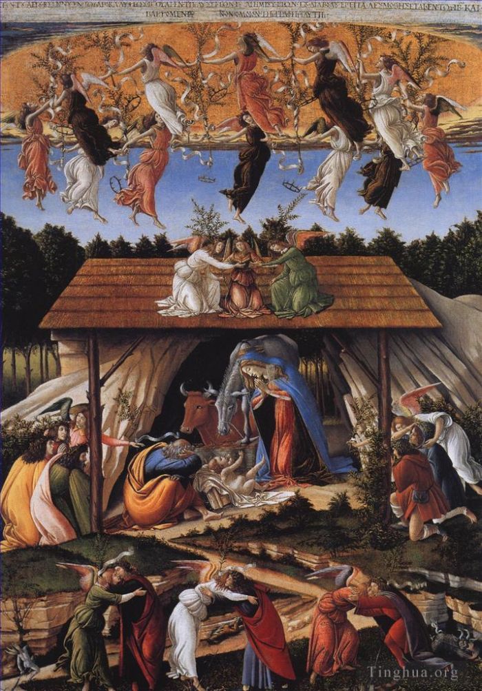 Sandro Botticelli Types de peintures - Crèche mystique Sandro