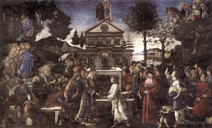 Sandro Botticelli Types de peintures - La tentation du Christ