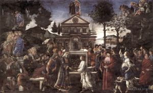 Sandro Botticelli œuvres - La tentation du Christ