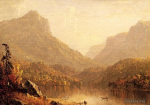 Sanford Robinson Gifford œuvres - Scène de lac 1861