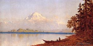 Sanford Robinson Gifford œuvres - Territoire de Washington du mont Ranier
