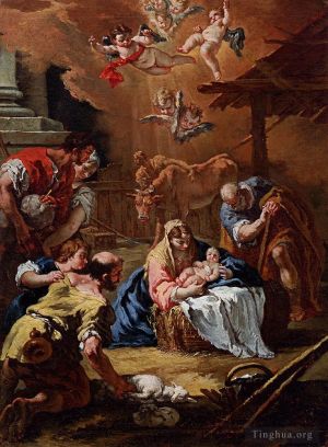 Sebastiano Ricci œuvres - Adoration des bergers