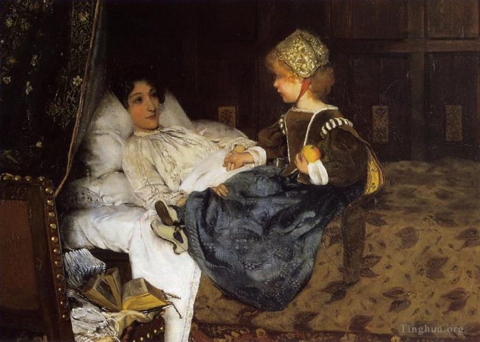 Sir Lawrence Alma-Tadema Peinture à l'huile - Toujours le bienvenu