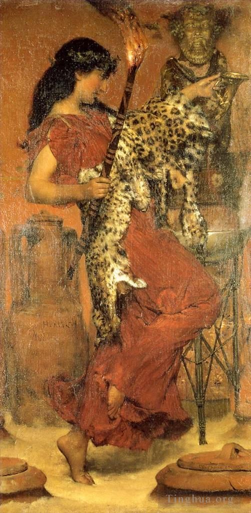 Sir Lawrence Alma-Tadema Peinture à l'huile - Festival du millésime d'automne