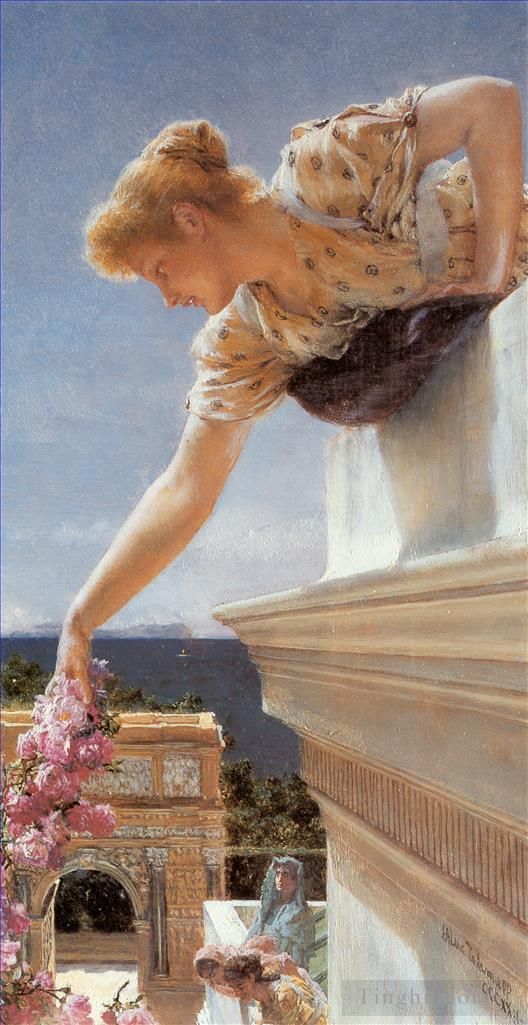 Sir Lawrence Alma-Tadema Peinture à l'huile - Dieu Vitesse