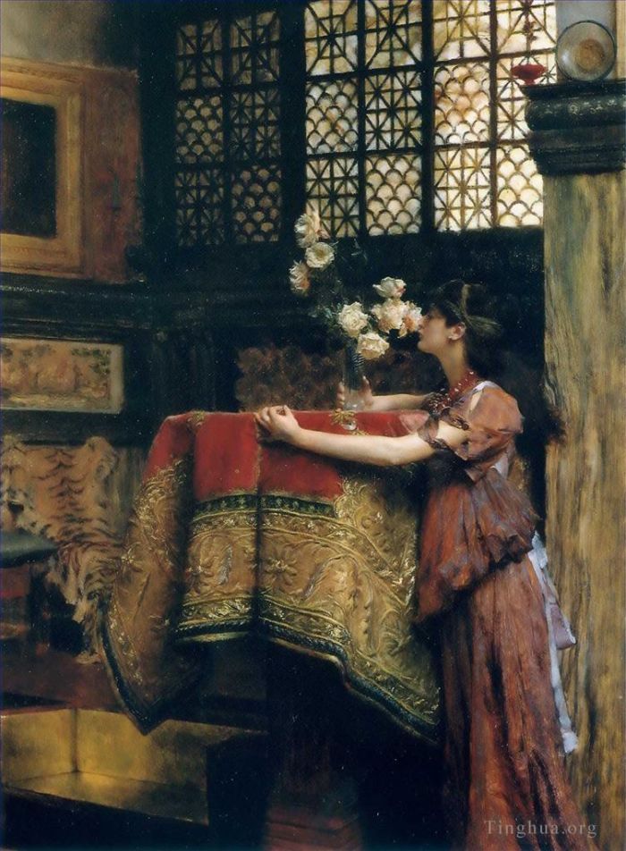 Sir Lawrence Alma-Tadema Peinture à l'huile - Dans mon atelier