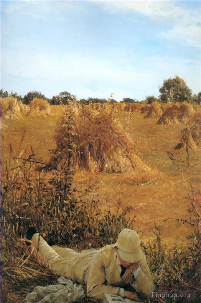 Sir Lawrence Alma-Tadema Peinture à l'huile - Quatre-vingt quatorze à l'ombre