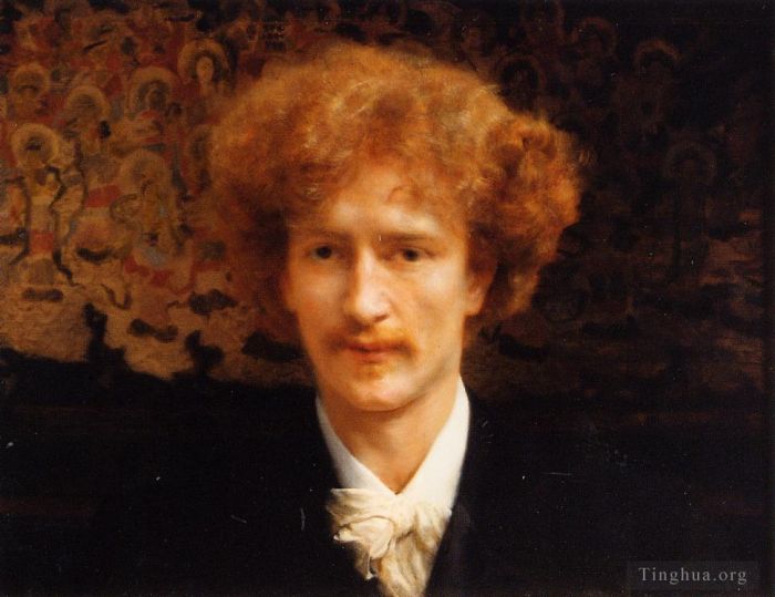 Sir Lawrence Alma-Tadema Peinture à l'huile - Portrait d'Ignacy Jan Paderewski