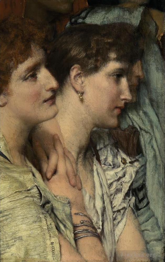 Sir Lawrence Alma-Tadema Peinture à l'huile - Sir Lawrence un public